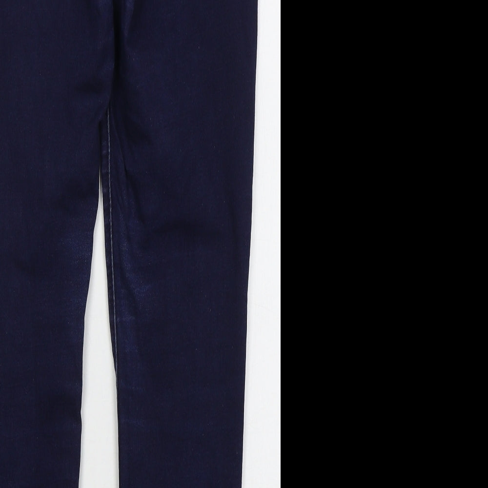 Denim Co Womens Blue Cotton Skinny Jeans Size 12 L27 in Regular Button