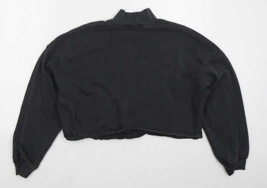 H&M Womens Grey Cotton Pullover Sweatshirt Size L Pullover