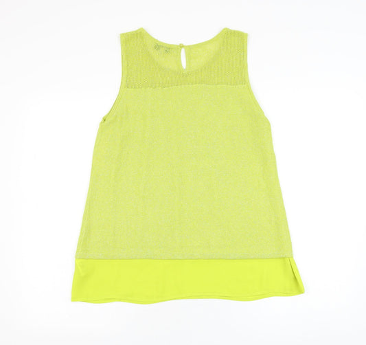Womens UK Size 12 NEXT Green Basic Tank