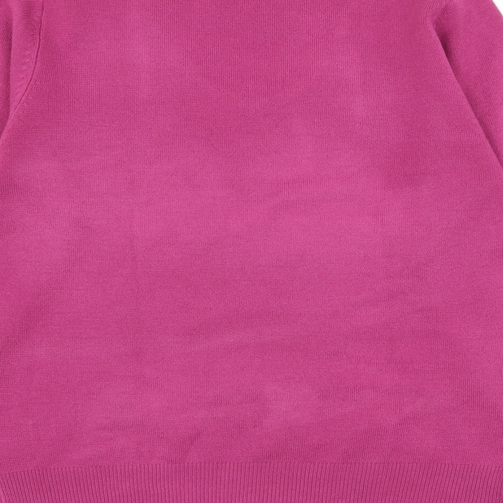 Womens UK Size L Ann Marie Purple Pullover Jumper