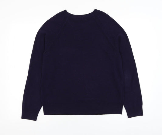 Womens UK Size 12 Marks and Spencer Purple Pullover Jumper