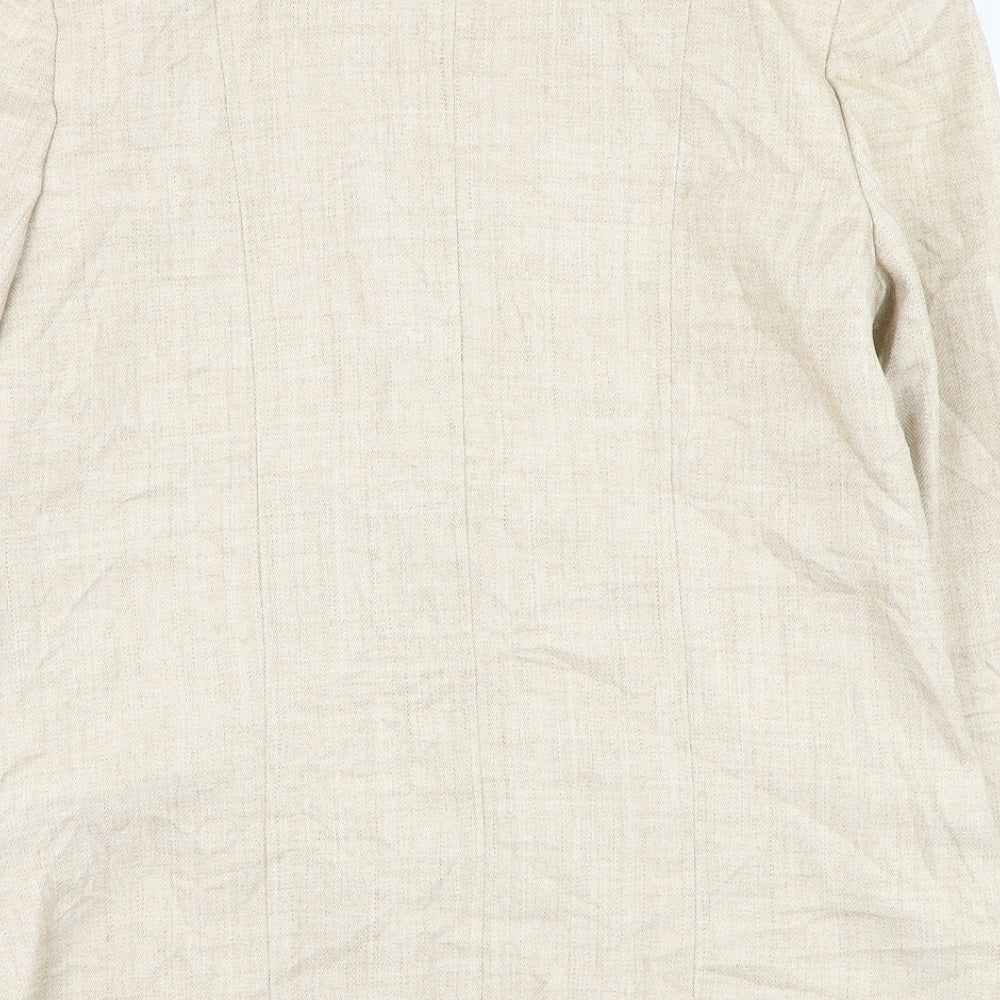 Womens UK Size 12 EWM Beige Jacket