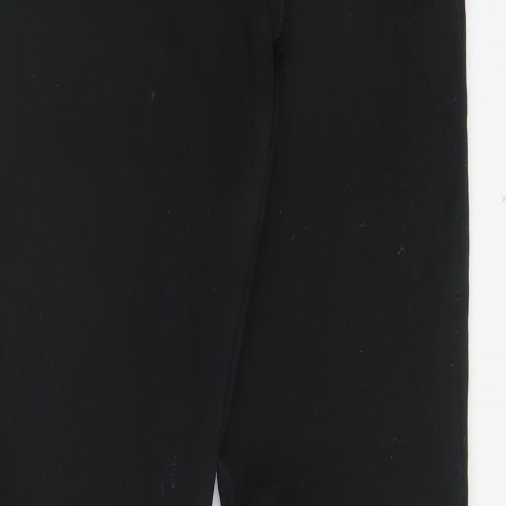 New Look Womens Black Cotton Skinny Jeans Size 8 L28 in Slim Zip