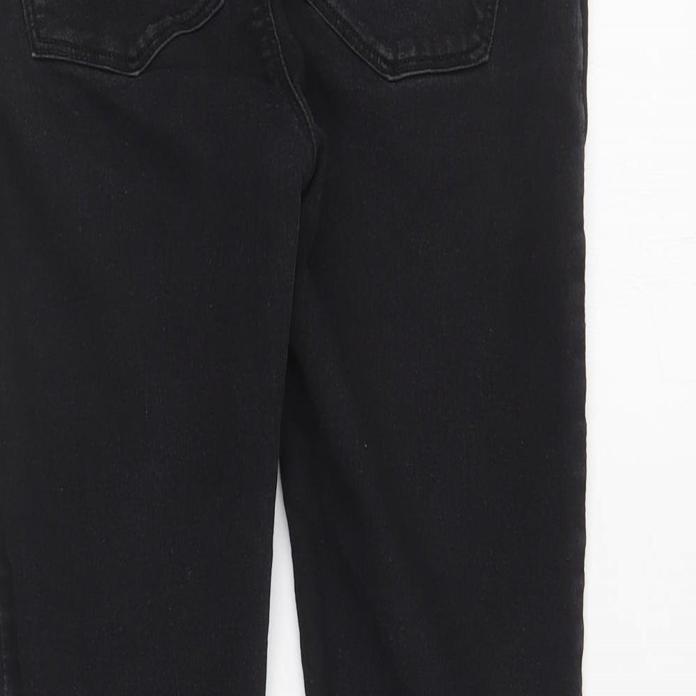 Womens UK Size 8 Papaya Regular Fit Jegging Black Jeans