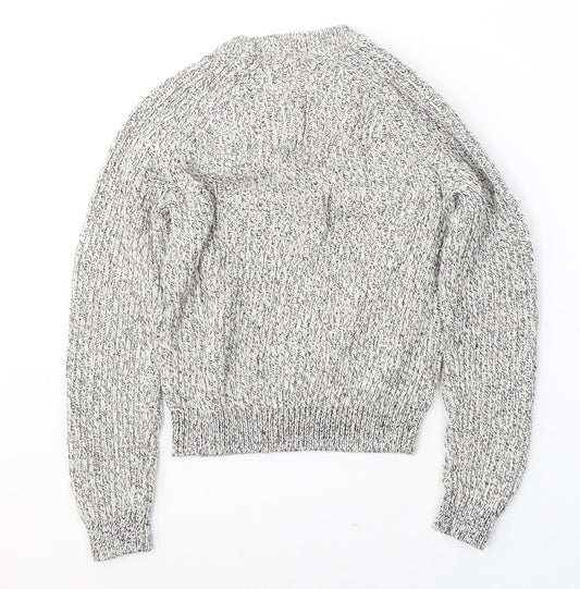 Womens UK Size XS H&M Grey Pullover Jumper