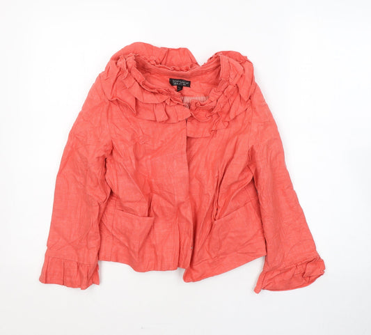 Womens UK Size 8 Topshop Pink Jacket