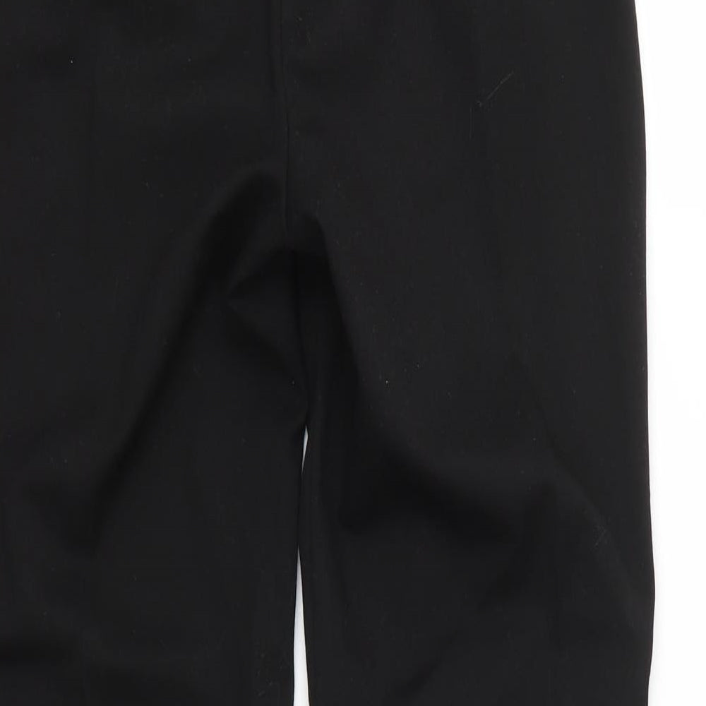 Womens UK Size 10 Warehouse Regular Fit Dress Pants Black Trousers