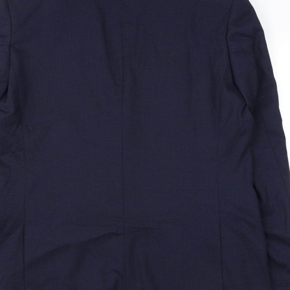 Mens UK Size 42 Marks and Spencer Regular Blue Suit Jacket