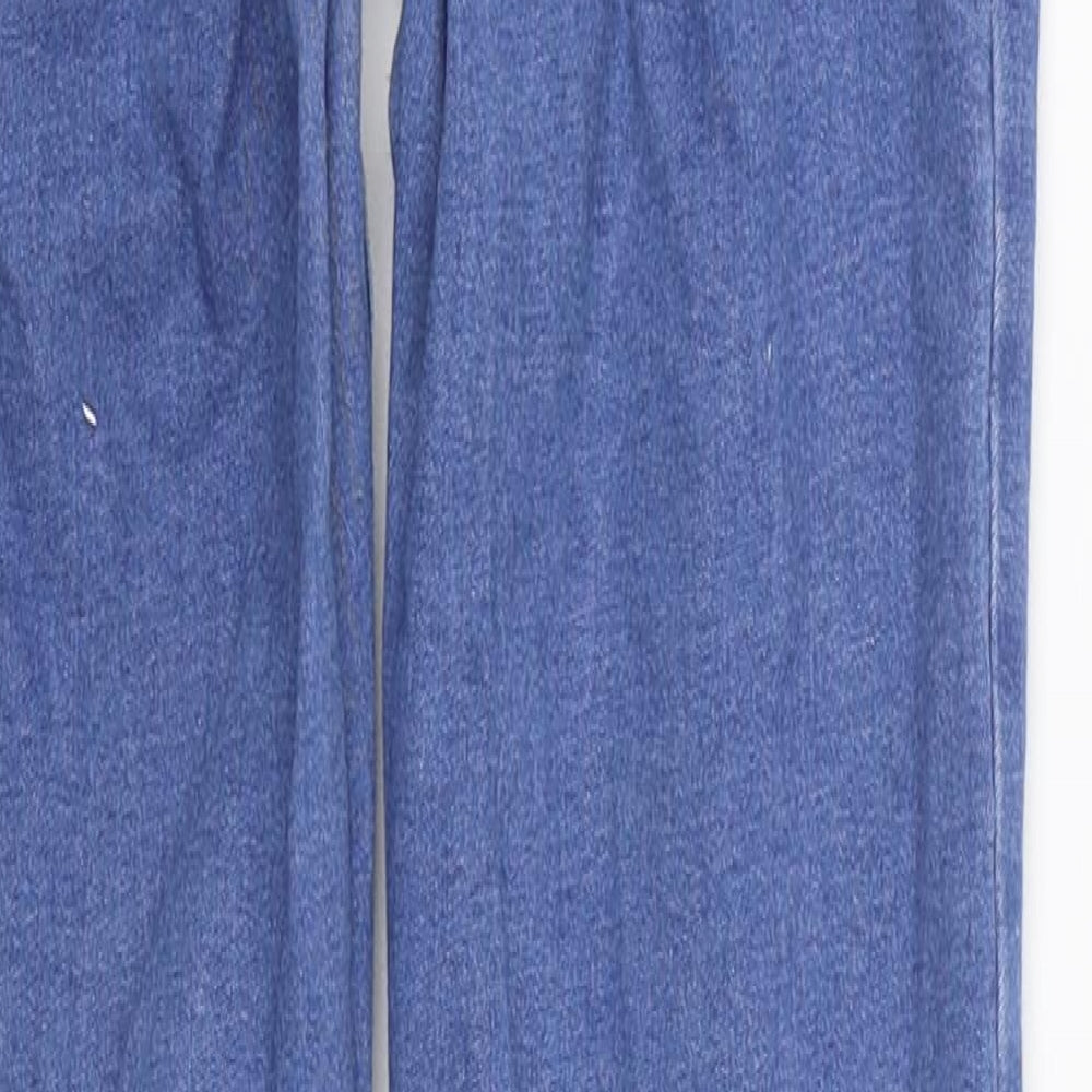 Denim Co Womens Blue Cotton Skinny Jeans Size 10 L28 in Regular Zip