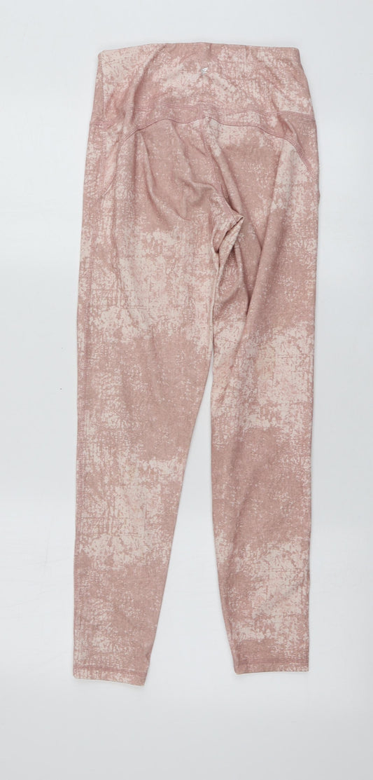 Workout Womens Pink  Polyester Jogger Leggings Size 6 L26 in Regular