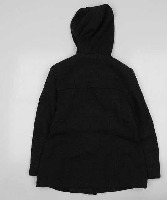 George Womens Grey Pea Coat Coat Size 10