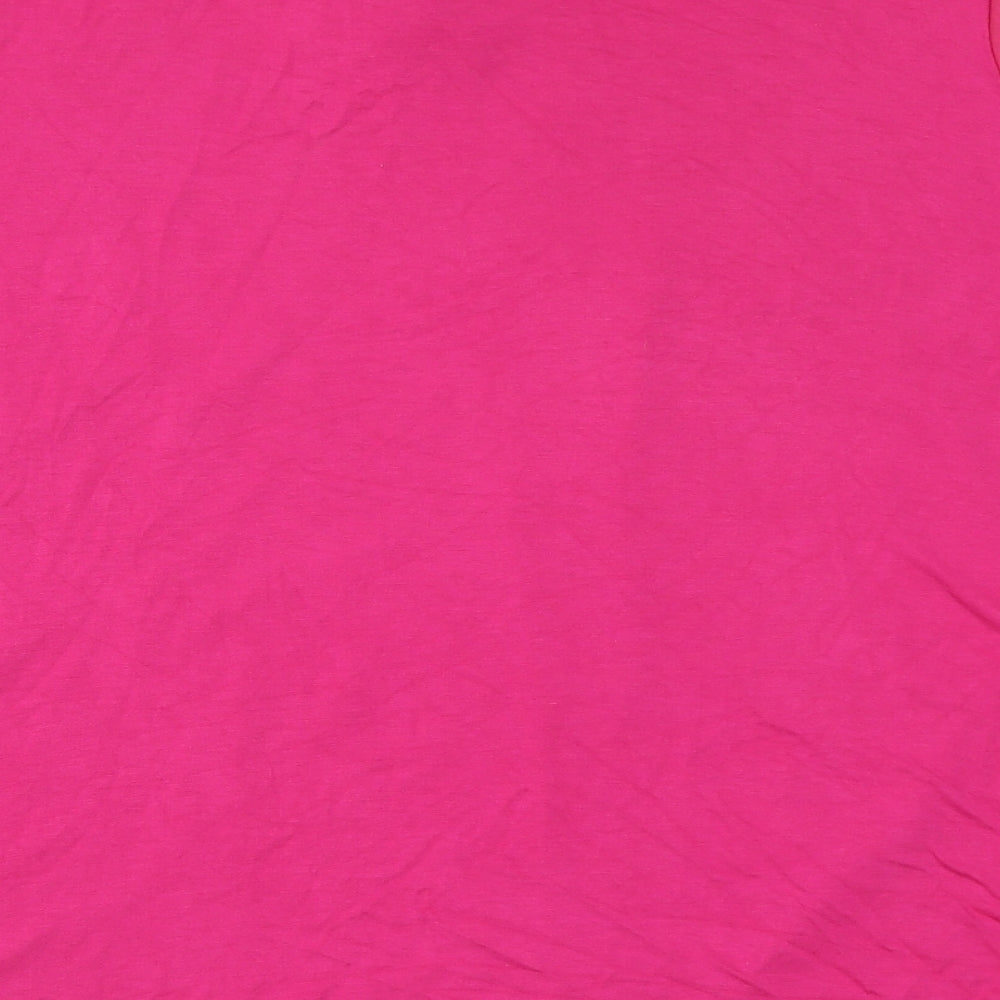 Womens UK Size XL Dunnes Stores Pink Basic T-Shirt