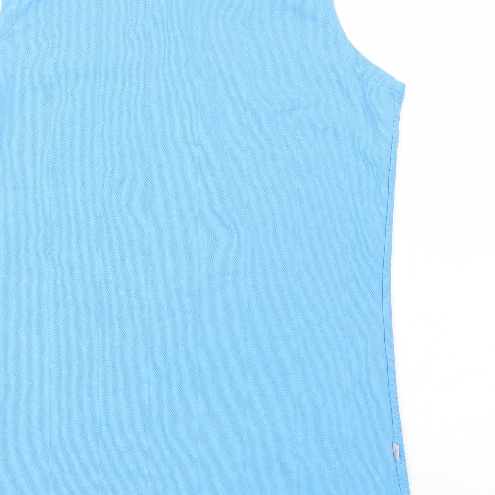 Womens UK Size 16 LA Gear Blue Basic Button-Up