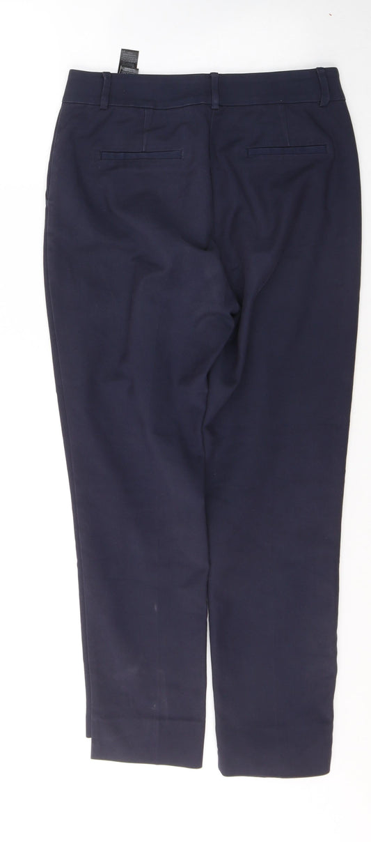 Womens UK Size 8 Marks and Spencer Regular Fit Blue Trousers