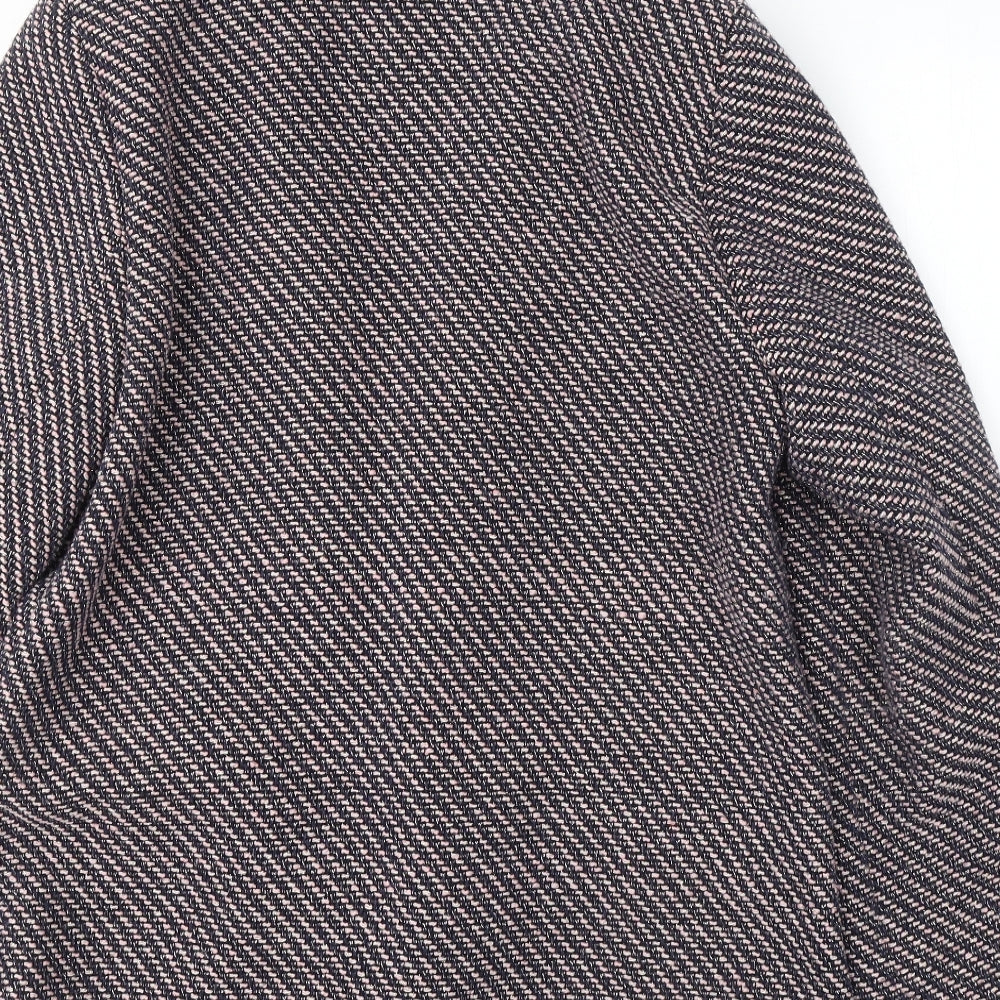 F&F Womens Pink Geometric Jacket Blazer Size 16