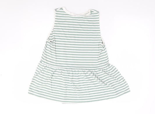 Womens UK Size 8 ASOS Green Jersey Tank