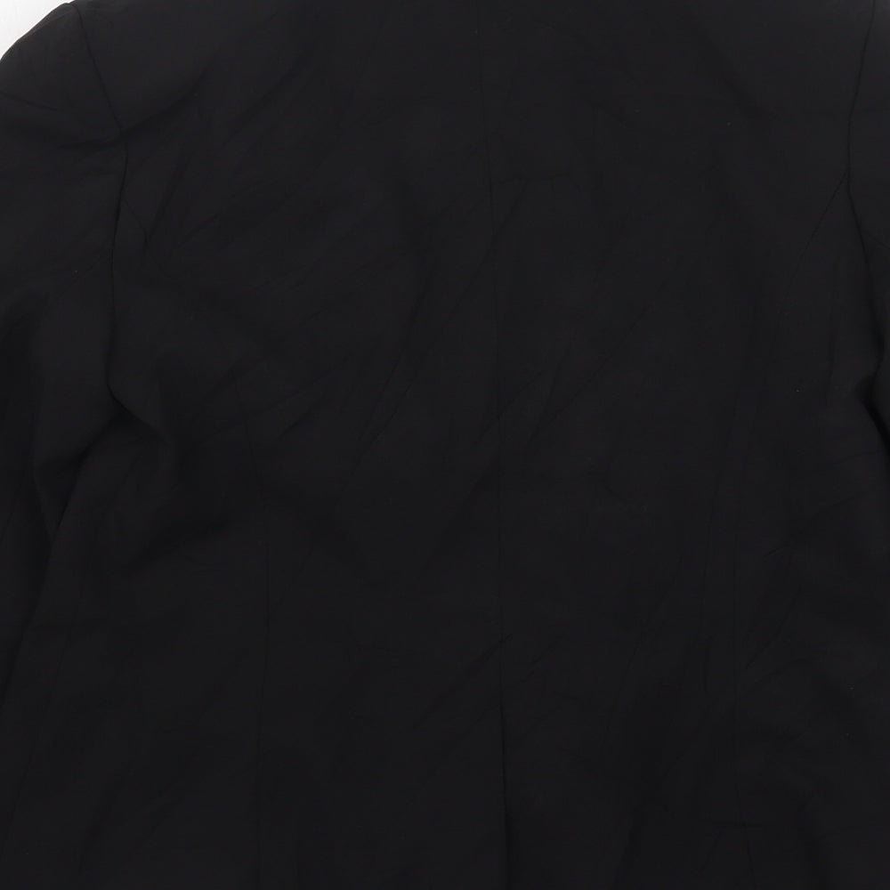 Womens UK Size 14 Preworn Regular Black Suit Jacket