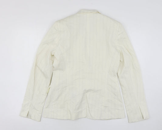 Womens UK Size 12 Bay Regular Beige Suit Jacket