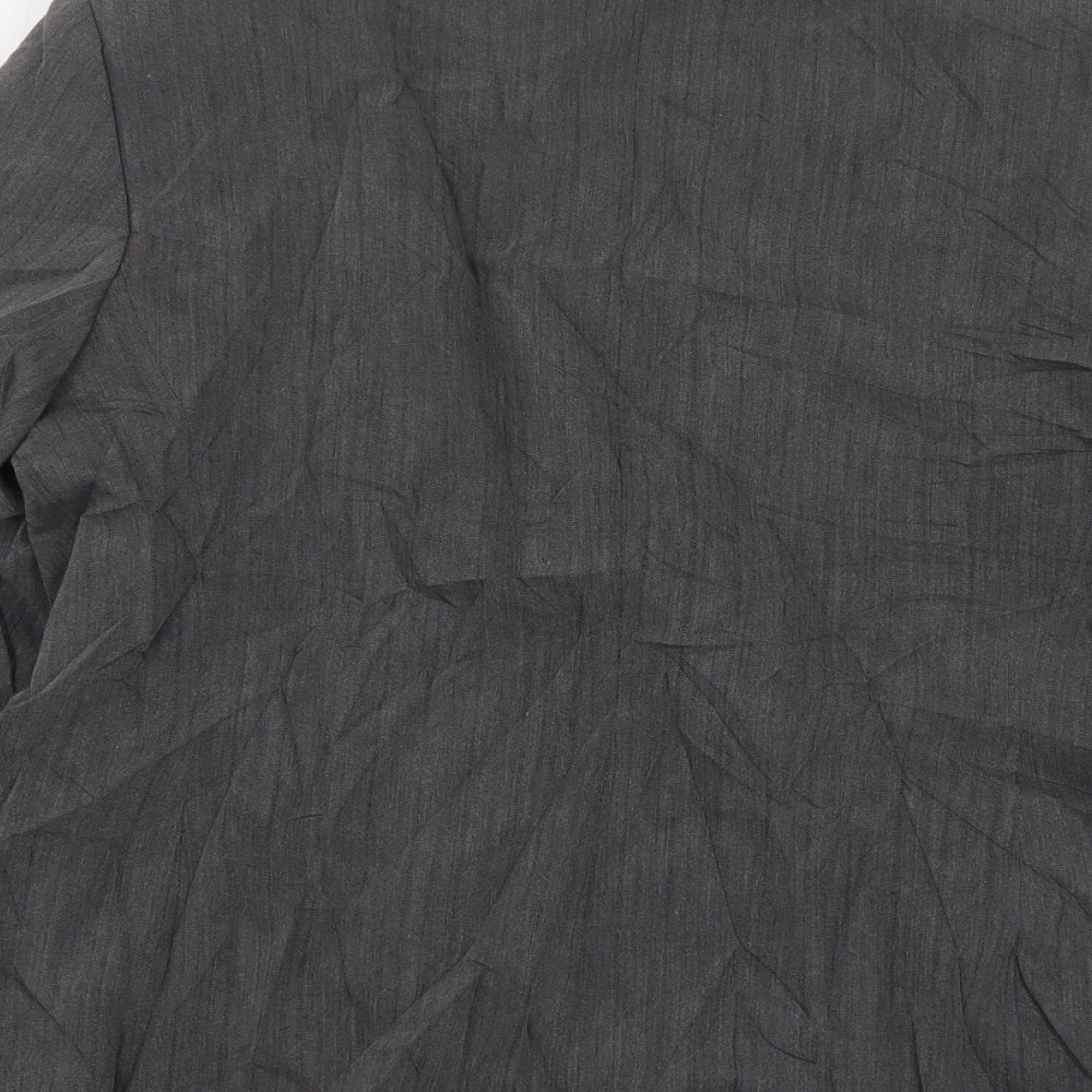 Debenhams Womens Grey Polyester Jacket Suit Jacket Size 20