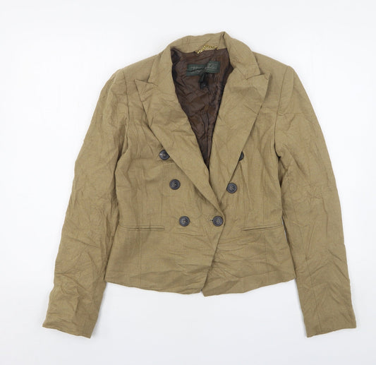 Womens UK Size M Mango Regular Beige Suit Jacket