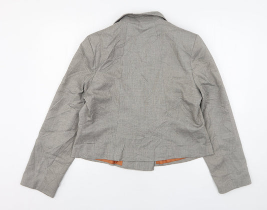Atmosphere Womens Grey Polyester Jacket Suit Jacket Size 18