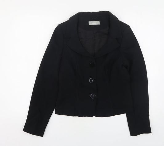 Womens UK Size 10 Wallis Black Jacket