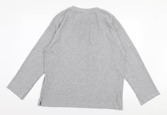 Womens UK Size L H&M Grey Pullover Jumper