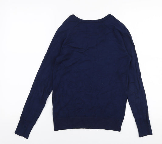 Womens UK Size S Dunnes Stores Blue Pullover Jumper