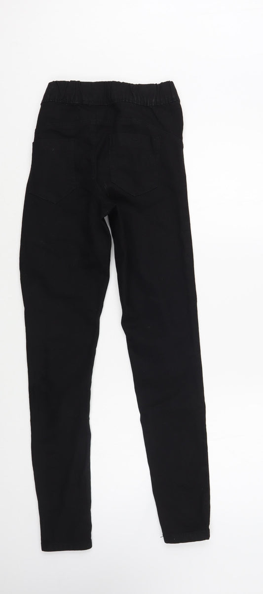 Denim Co. Womens Black Cotton Jegging Jeans Size 8 L30 in Regular