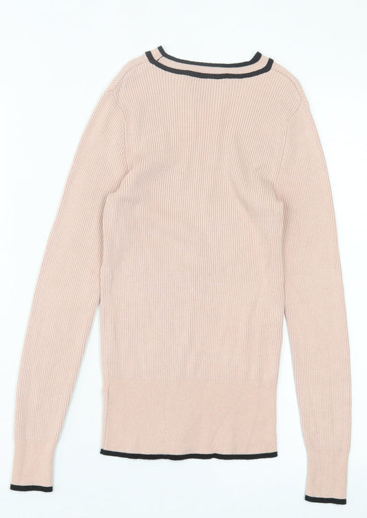 Womens UK Size 8 Marks and Spencer Pink Pullover Jumper