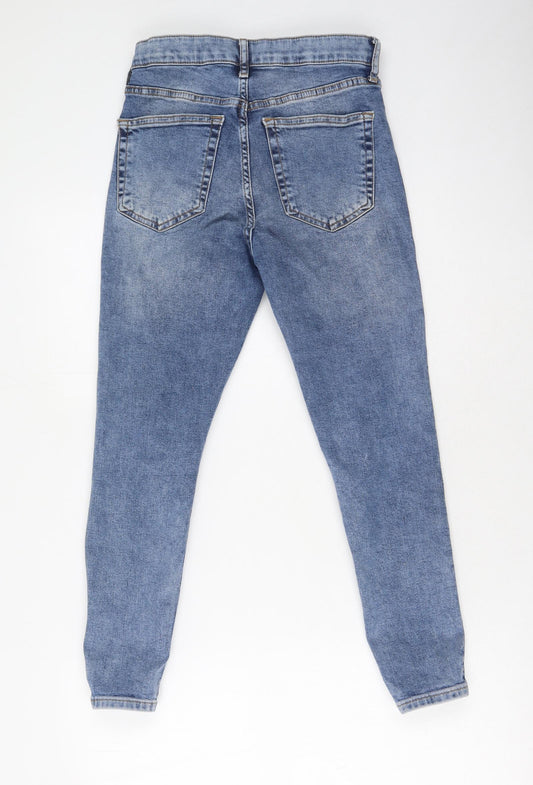 Topshop Womens Cotton Skinny Jeans Size 28 in L28 in Regular