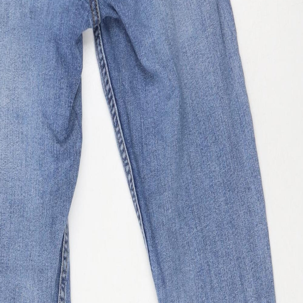 Womens UK Size 4 H&M Regular Fit Skinny Blue Jeans