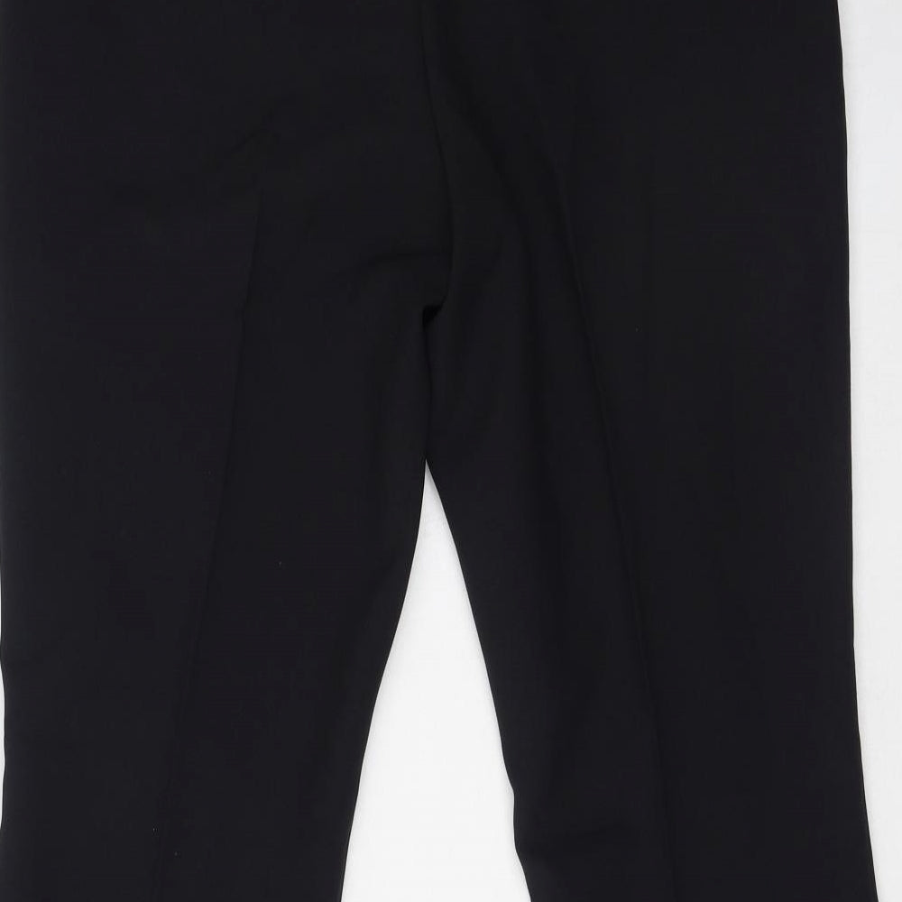 Womens UK Size 10 Evie Regular Fit Black Trousers