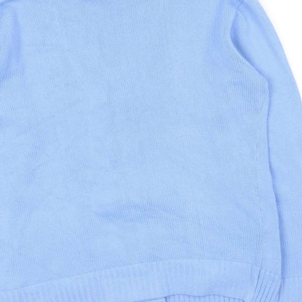Womens UK Size M Choice Collection Blue Cardigan Jumper