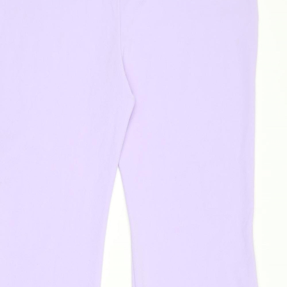 Womens UK Size 20 Boohoo Regular Fit Purple Trousers