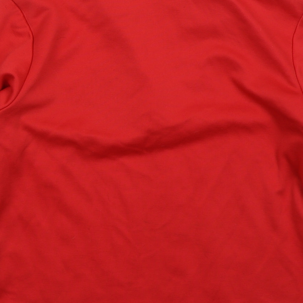 Stanno Boys Red Polyester Pullover Sweatshirt Size 10 Years Zip - Boxing Club
