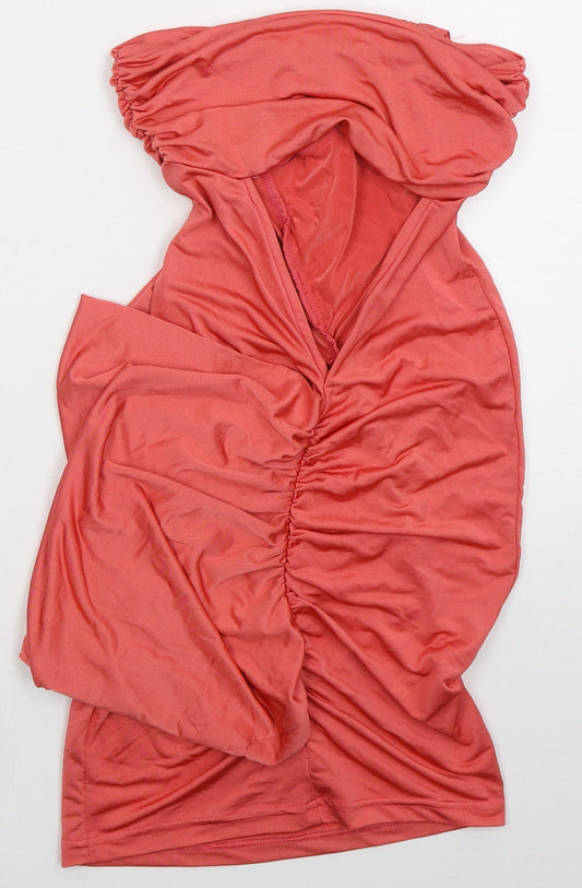 ASOS Womens Pink Polyester Mini Size 6 Sweetheart Pullover