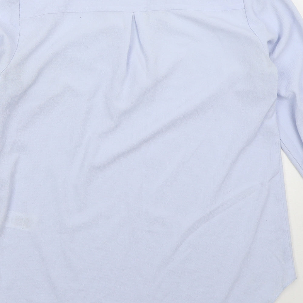 Womens UK Size 6 Atmosphere Blue Basic Blouse