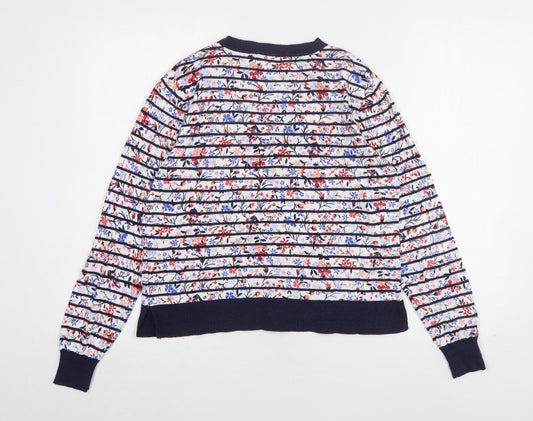 Womens UK Size L Oasis Multicoloured Pullover Jumper
