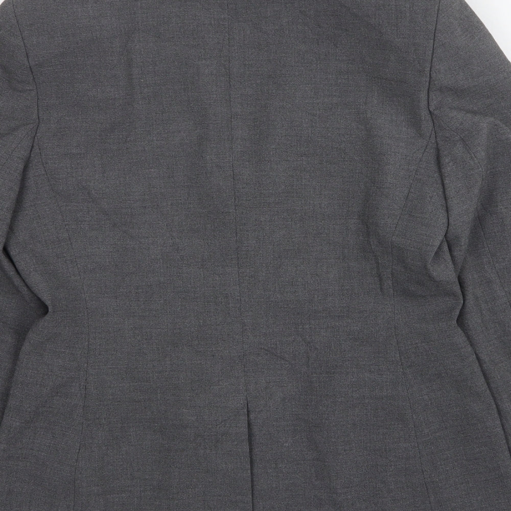 F&F Womens Grey  Polyester Jacket Suit Jacket Size 10