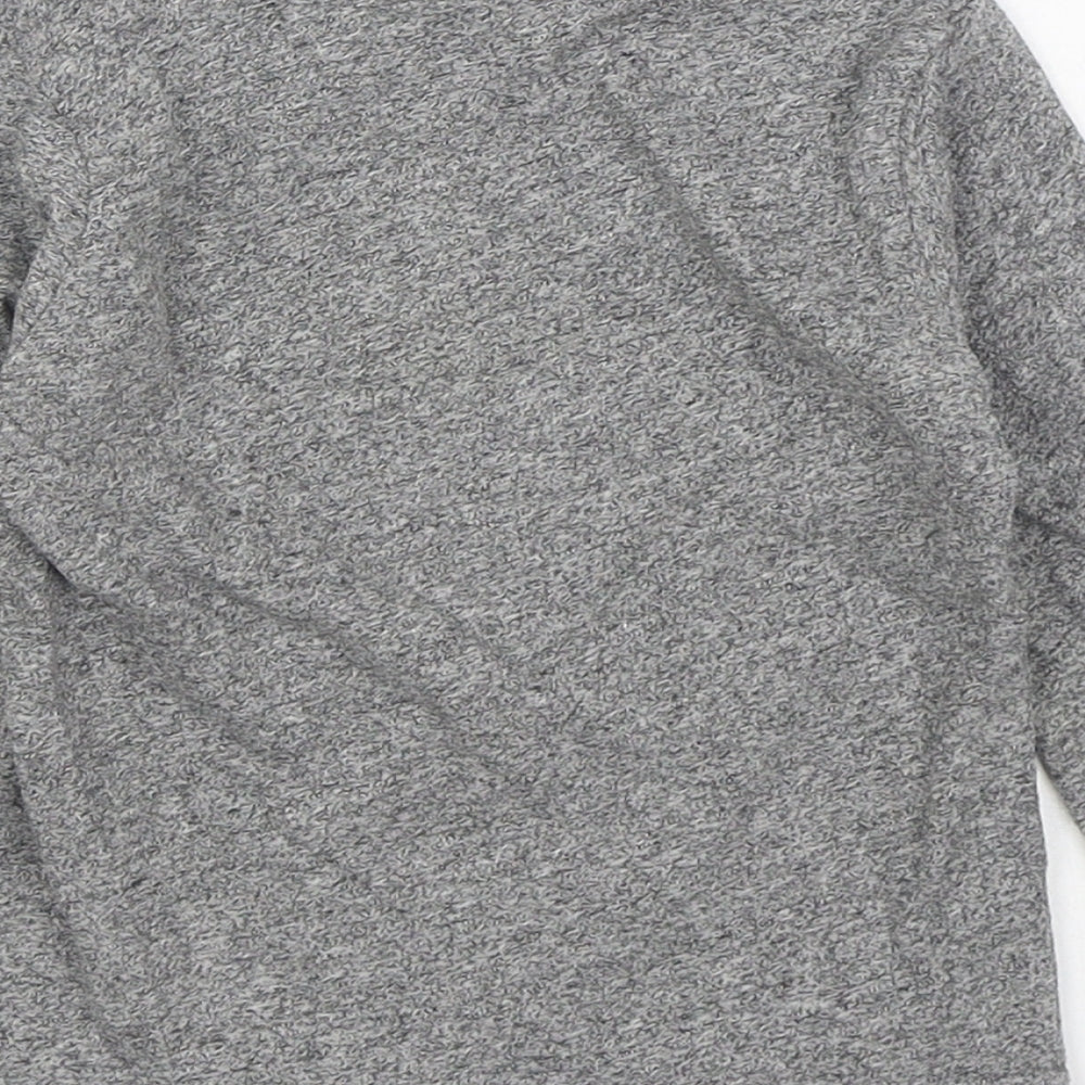 Dunnes Boys Grey Cotton Basic T-Shirt Size 12-18 Months Round Neck Pullover