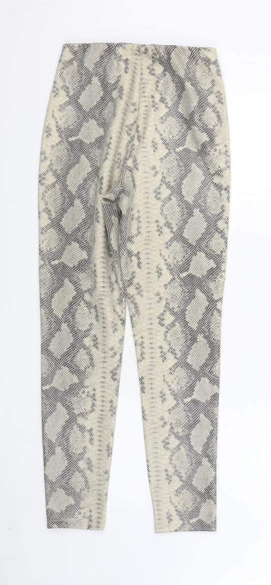Womens UK Size 8 VERO MODA Regular Fit Jogger Beige Trousers