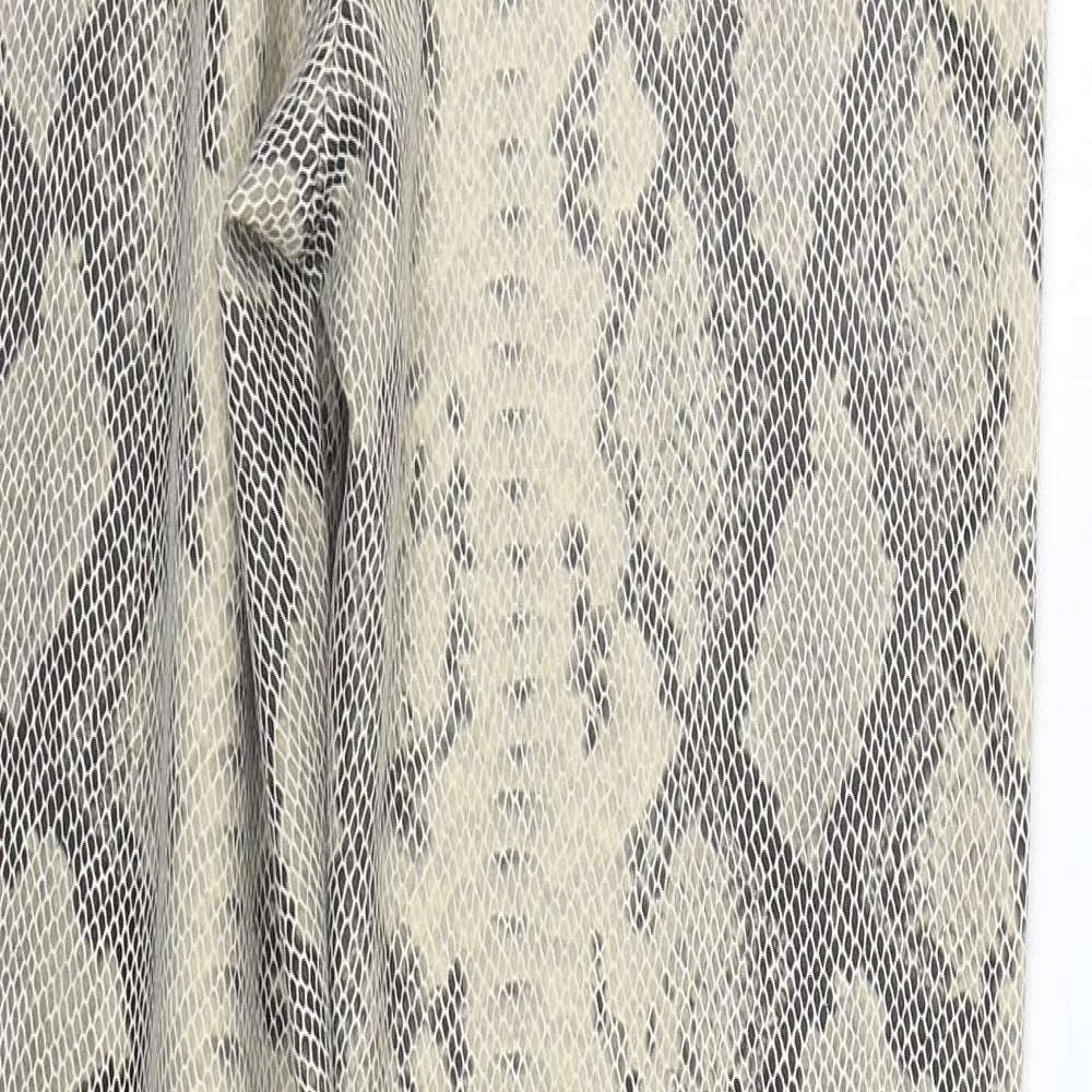 Womens UK Size 8 VERO MODA Regular Fit Jogger Beige Trousers