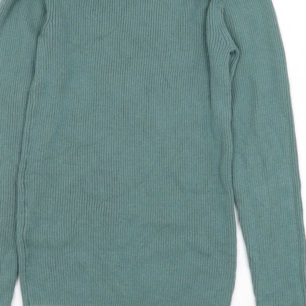 Womens UK Size 8 Matalan Green Pullover Jumper