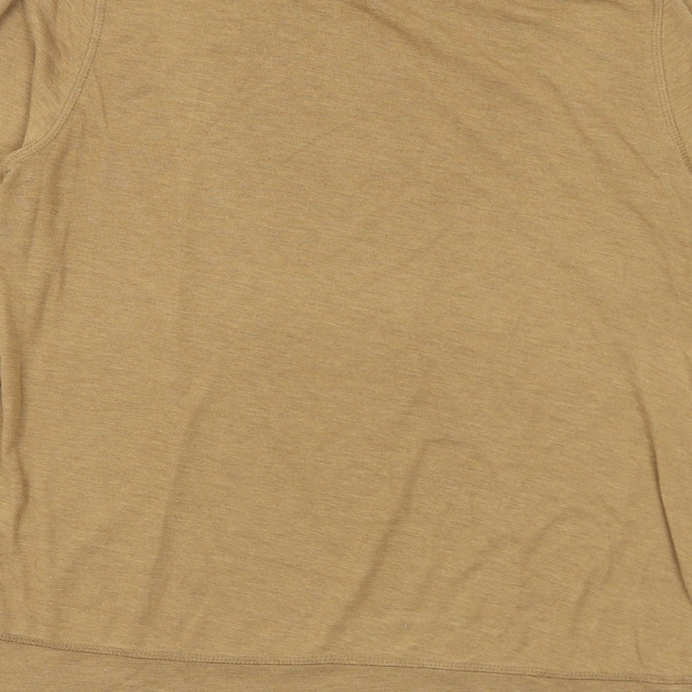 Womens UK Size 12 NEXT Brown Basic T-Shirt