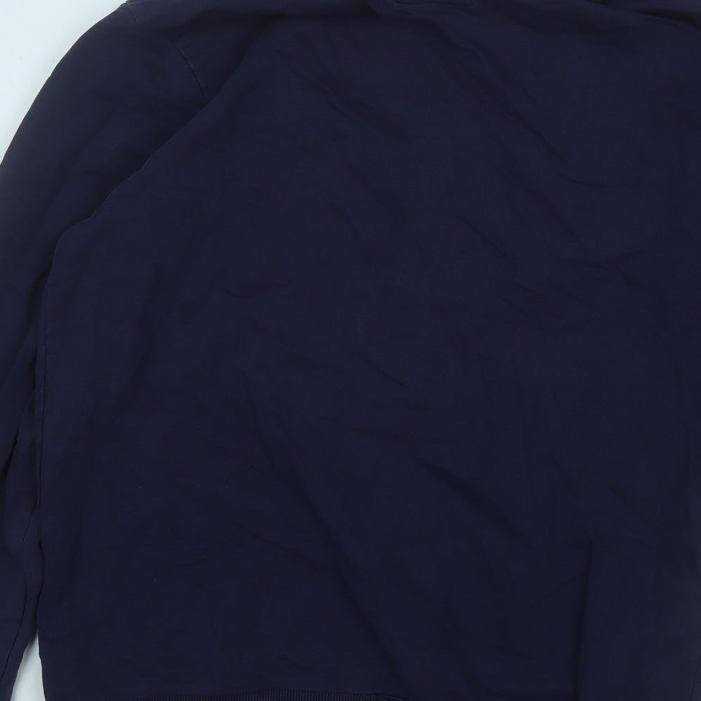 Mens UK Size M Easy Blue Pullover Sweatshirt