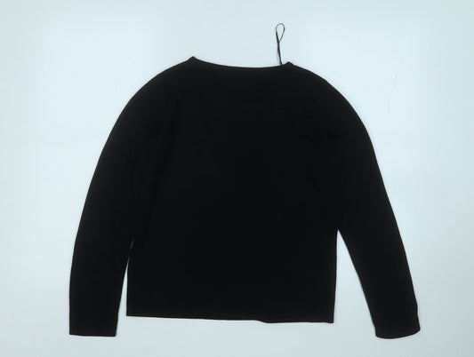 Womens UK Size XS Bonmarché Black Pullover Jumper