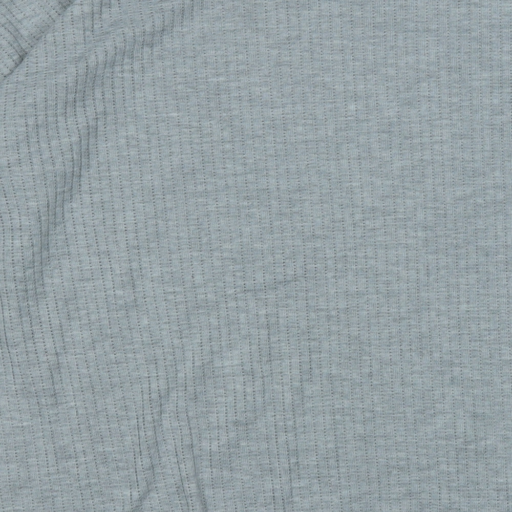 Boohoo Womens Grey Round Neck Polyester Pullover Jumper Size 16