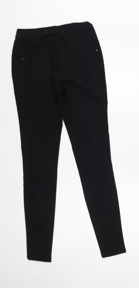Denim Co. Womens Black Cotton Jegging Jeans Size 6 L32 in Regular