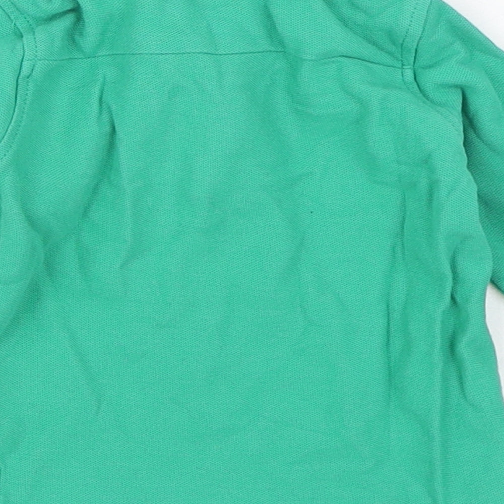 Dunnes Boys Green 100% Cotton Basic Polo Size 3-6 Months Collared Pullover - Ireland